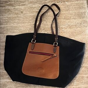 Dooney & Bourke Black and Brown Tote Bag